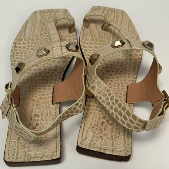 Designer Vince Camuto Dailette Womens Sandals Taupe Size 8.5M - Picture 8 of 9